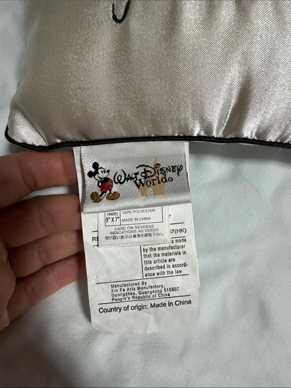 Small Mickey Mouse pillow